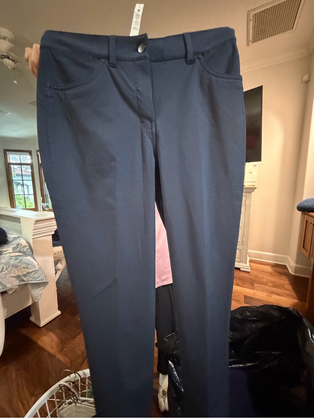 lululemon athletica Slim Straight Navy Trousers